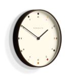 newgate mr clarke clock dark wood dot dial 40 newgate mr clarke clock dark wood dot dial 40