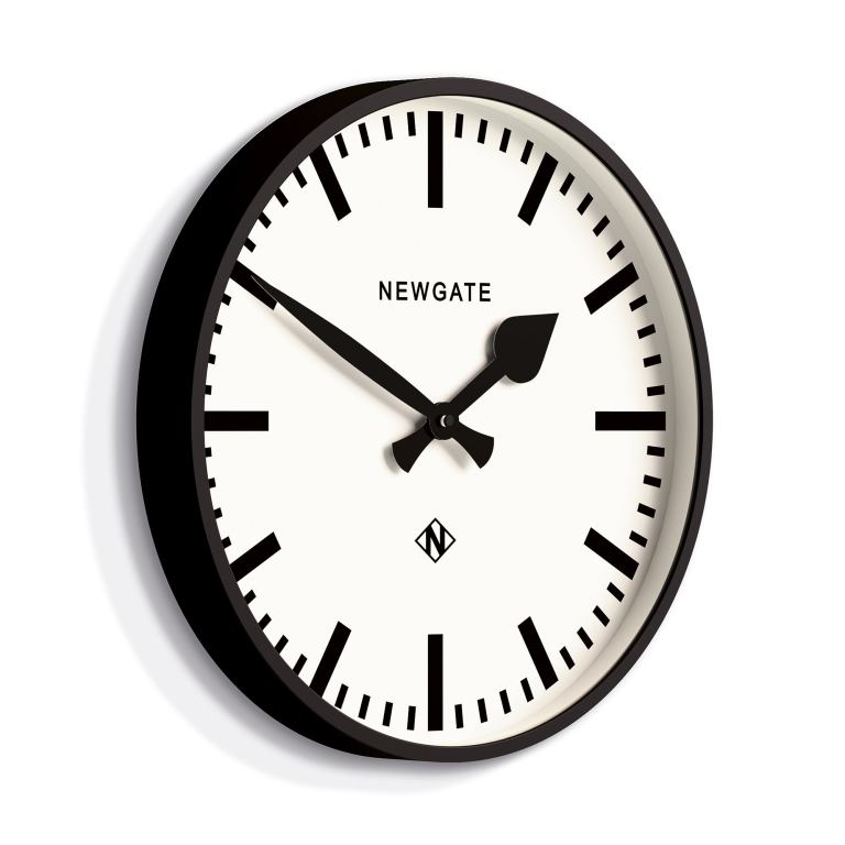 newgate railway clock black