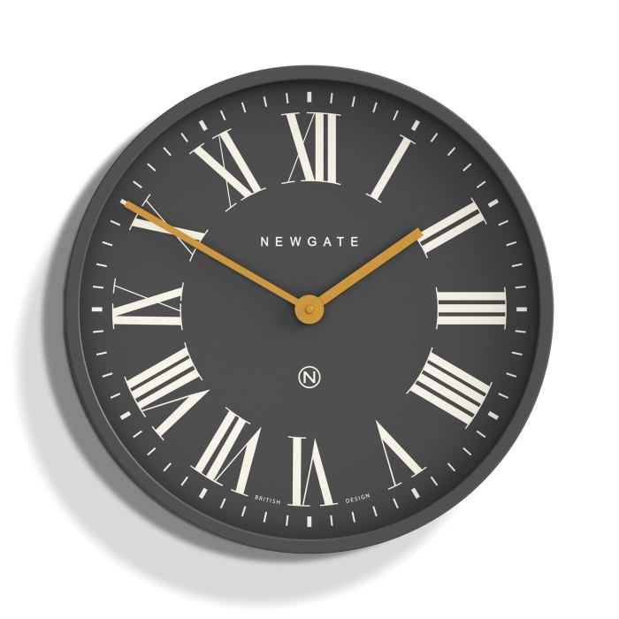 Newgate Mr Butler Wall Clock Moonstone Grey Reverse Dial Newgate Mr Butler Wall Clock Moonstone Grey Reverse Dial