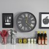 newgate mr butler wall clock moonstone grey reverse dial newgate mr butler wall clock moonstone grey reverse dial