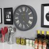newgate mr butler wall clock moonstone grey reverse dial newgate mr butler wall clock moonstone grey reverse dial