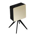 newgate space hotel droid led alarm clock black
