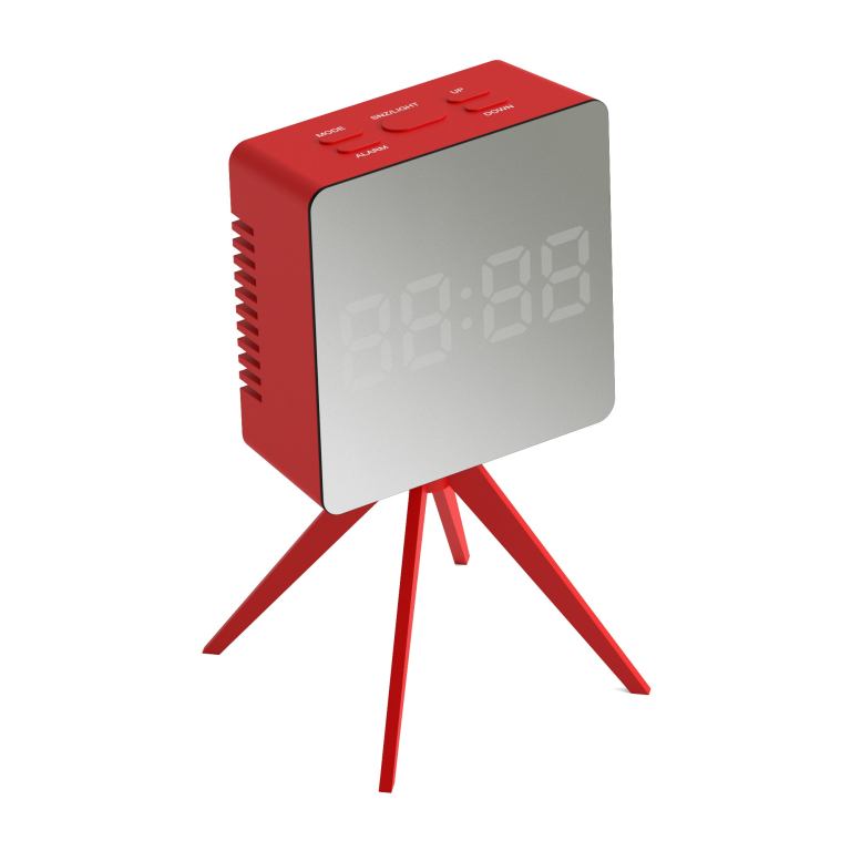 newgate space hotel droid led alarm clock red newgate space hotel droid led alarm clock red