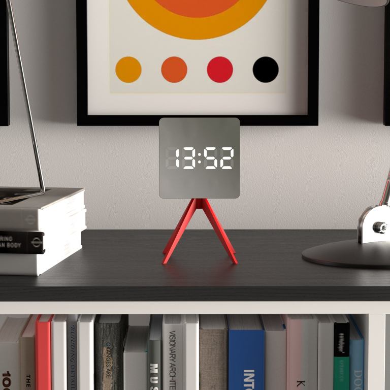 newgate space hotel droid led alarm clock red newgate space hotel droid led alarm clock red