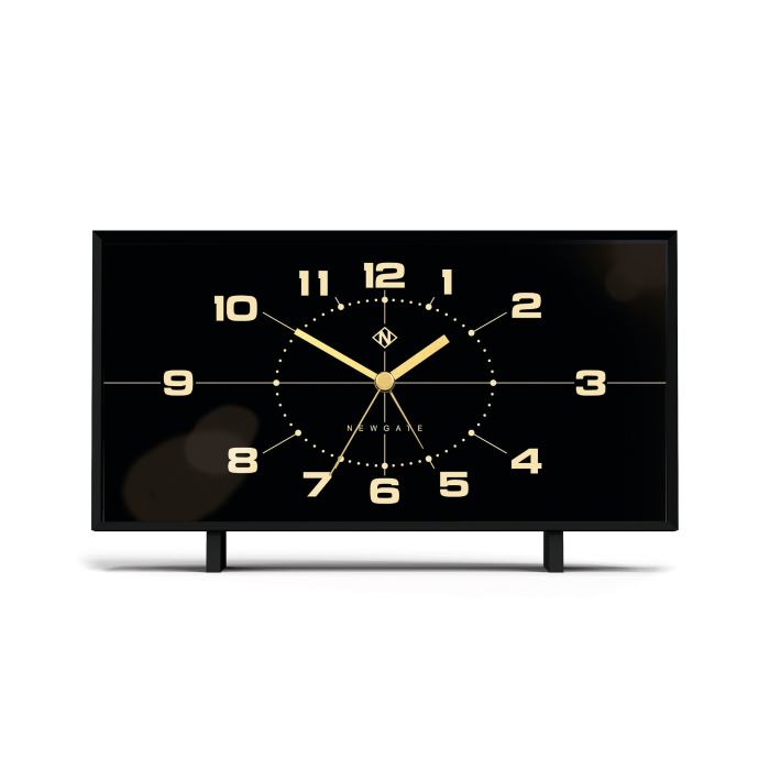 Newgate Wideboy Alarm Clock Black - Reverse Dial