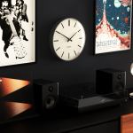 newgate radio city wall clock bold black marker dial matte blizzard grey newgate radio city wall clock bold black marker dial matte blizzard grey