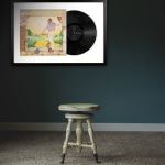 framed taylor swift lover 2p vinyl album art