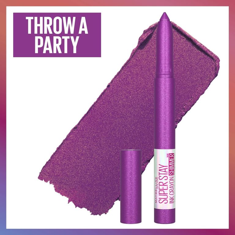 maybelline new york superstay ink longwear crayon lipstick throw a party 170