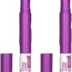 2x maybelline new york superstay ink longwear crayon lipstick throw a party 170