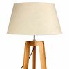 155cm large bamboo wooden tripod floor lamp w beige linen light shade 155cm large bamboo wooden tripod floor lamp w beige linen light shade