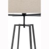 modern dimmable floor lamp w/ linen shade designer bedroom lighting matte black modern dimmable floor lamp w/ linen shade designer bedroom lighting matte black