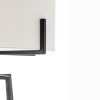 modern dimmable floor lamp w/ linen shade designer bedroom lighting matte black modern dimmable floor lamp w/ linen shade designer bedroom lighting matte black