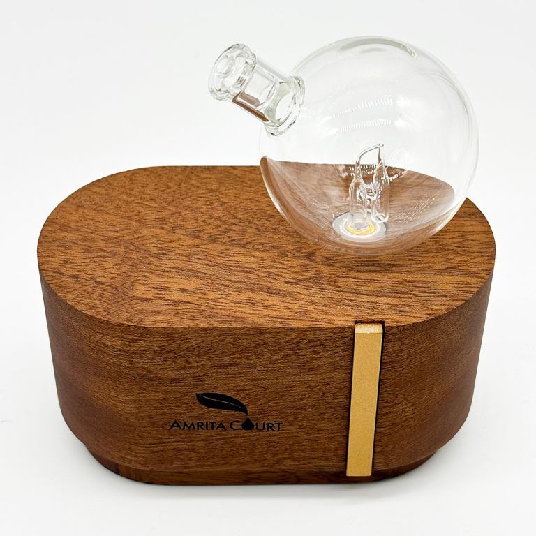 portable mini orb diffuser redwood | waterless aroma diffuser | no plastics essential oil diffusing