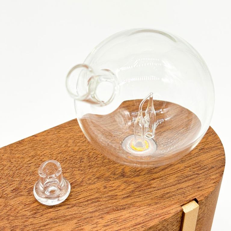 portable mini orb diffuser redwood | waterless aroma diffuser | no plastics essential oil diffusing