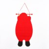 santa claus advent calendar felt christmas countdown with 24 pockets for kids