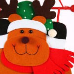 reindeer advent calendar felt christmas countdown with 24 pockets, wall hanging decoration for kids reindeer advent calendar felt christmas countdown with 24 pockets, wall hanging decoration for kids