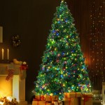jingle jollys christmas tree 2.1m xmas tree decoration 8 light mode multi colour