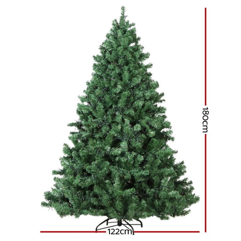 jingle jollys christmas tree 1.8m xmas tree decorations 1980 leds 8 light mode jingle jollys christmas tree 1.8m xmas tree decorations 1980 leds 8 light mode