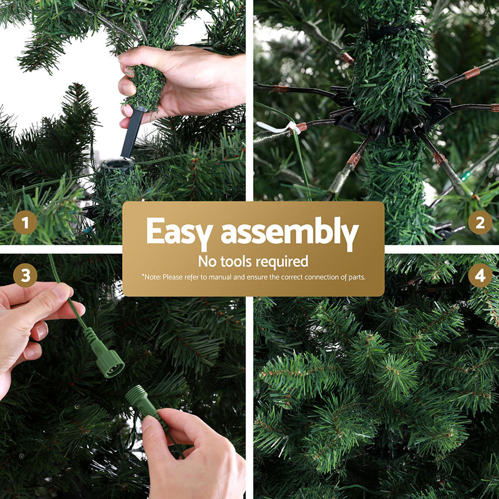 jingle jollys christmas tree 2.7m led xmas tree party decorations 2590 tips