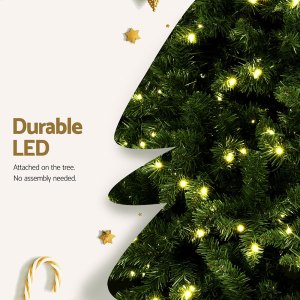 jingle jollys christmas tree 2.7m led xmas tree party decorations 2590 tips