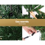 jingle jollys 1.8m christmas tree optic fibre led xmas tree 300 tips