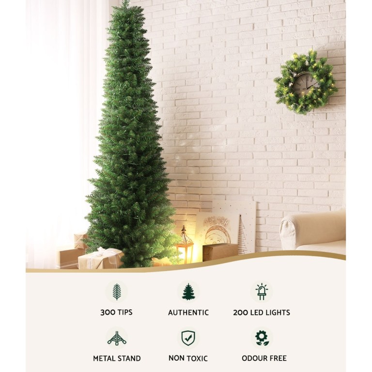 jingle jollys christmas tree 1.8m pre lit 200 led lights xmas tree decorations jingle jollys christmas tree 1.8m pre lit 200 led lights xmas tree decorations