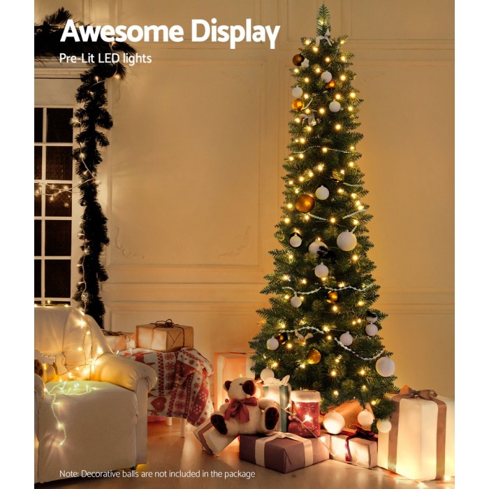 jingle jollys christmas tree 1.8m pre lit 200 led lights xmas tree decorations jingle jollys christmas tree 1.8m pre lit 200 led lights xmas tree decorations
