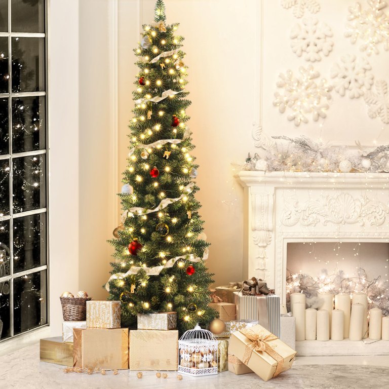 jingle jollys christmas tree 1.8m pre lit 200 led lights xmas tree decorations jingle jollys christmas tree 1.8m pre lit 200 led lights xmas tree decorations