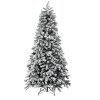 jingle jollys christmas tree 2.1m snow flocked led xmas decoration 8 light modes jingle jollys christmas tree 2.1m snow flocked led xmas decoration 8 light modes