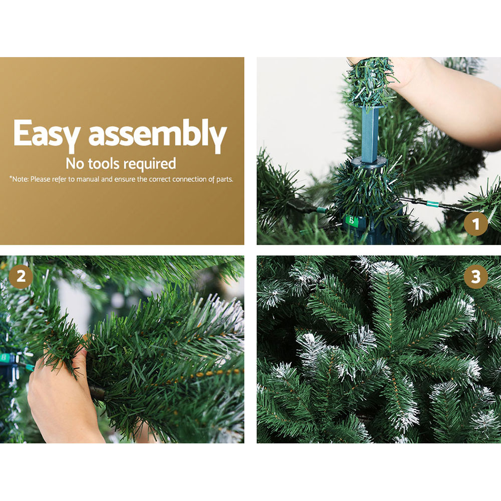 jingle jollys christmas tree 2.4m snowy xmas tree decoration 1225 tips jingle jollys christmas tree 2.4m snowy xmas tree decoration 1225 tips