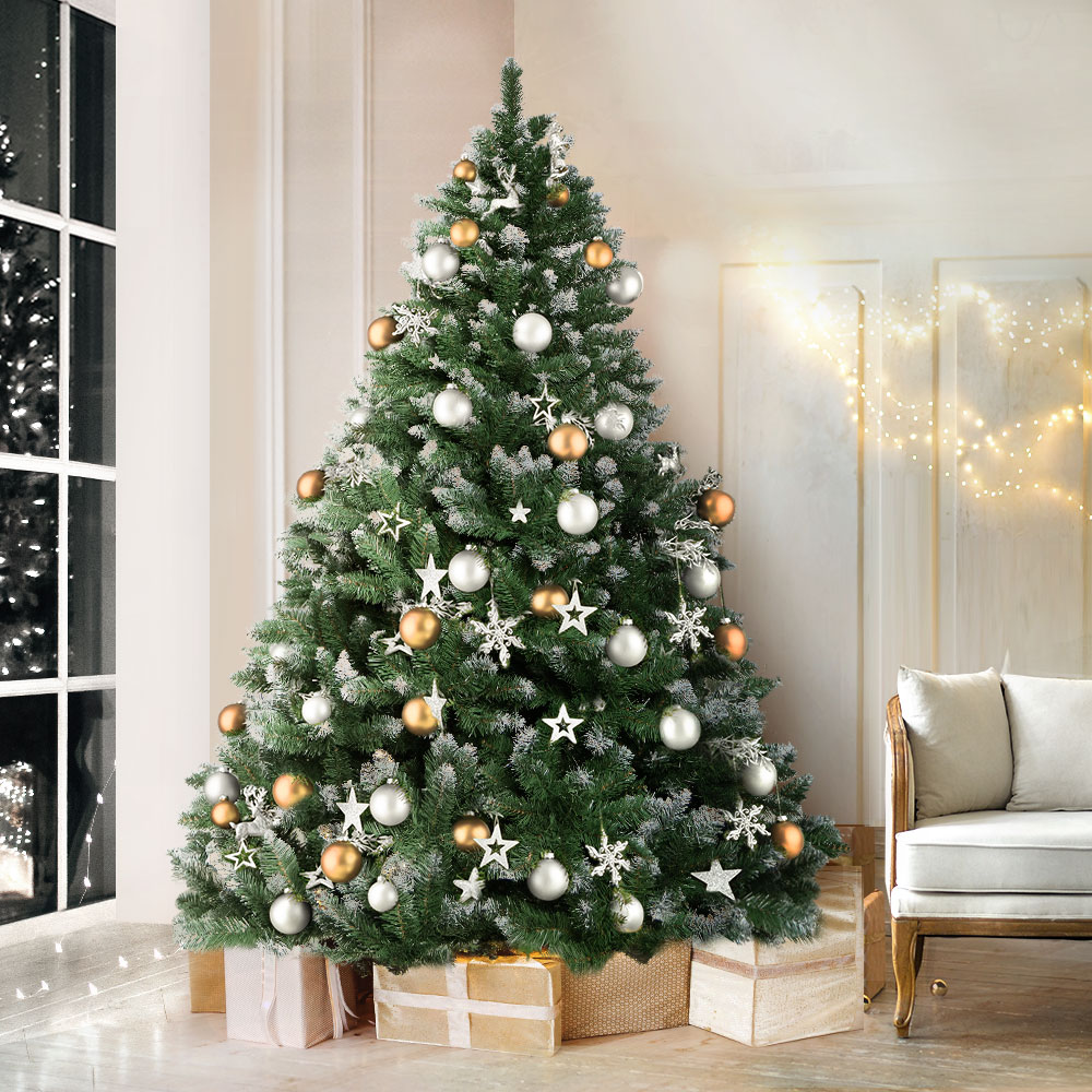 jingle jollys christmas tree 2.4m snowy xmas tree decoration 1225 tips jingle jollys christmas tree 2.4m snowy xmas tree decoration 1225 tips