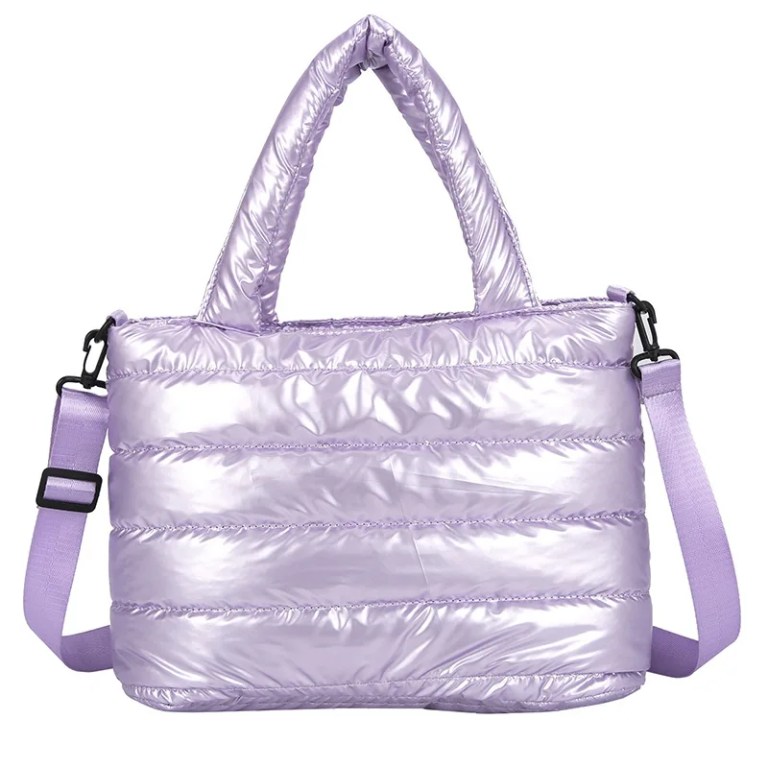 women gloss quilted handbag Women Gloss Quilted Handbag 2
