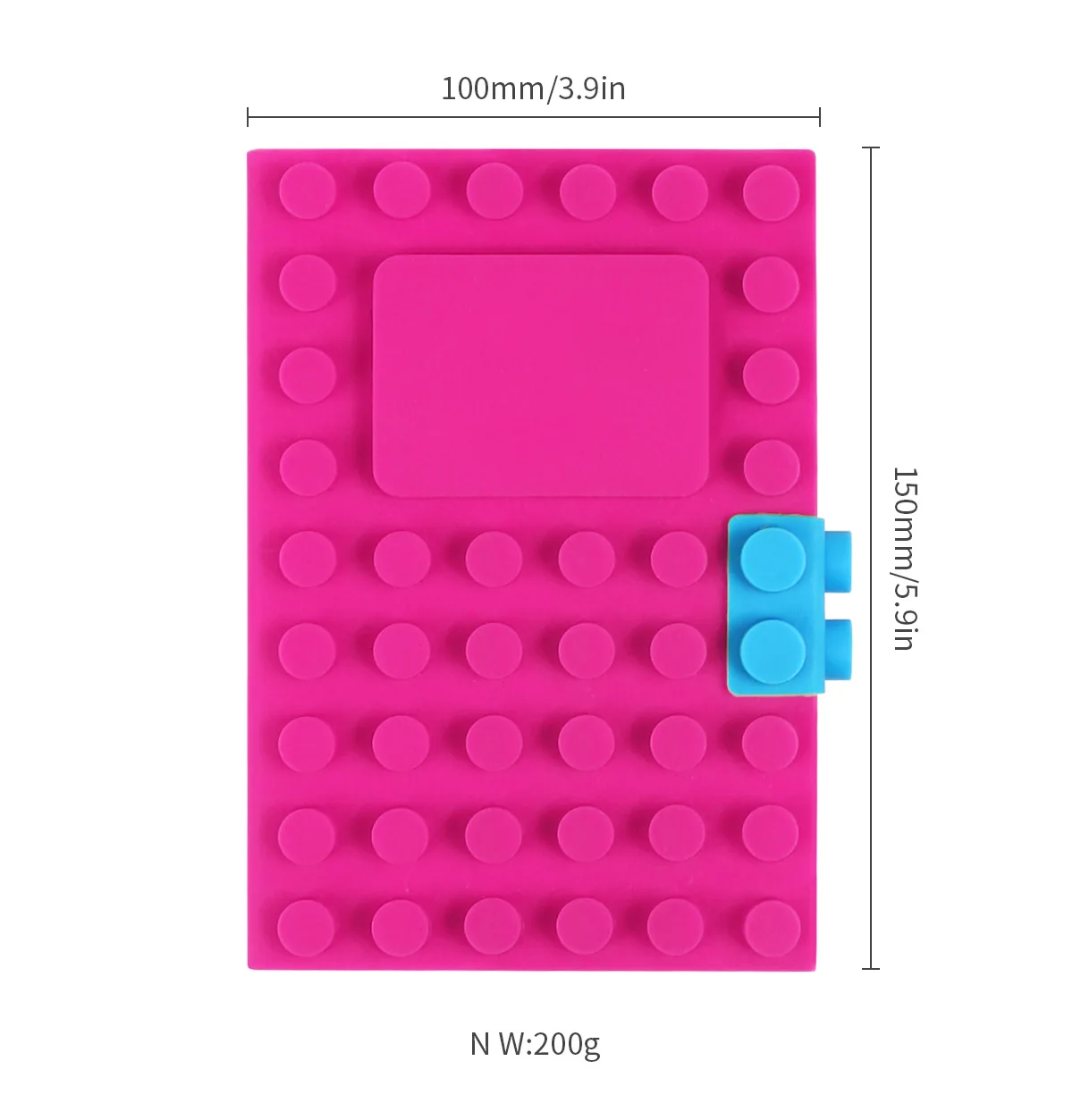Sensory Kids Block Silicone Notebook Mini Journal