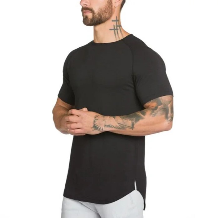 Men's Muscle long T Shirt