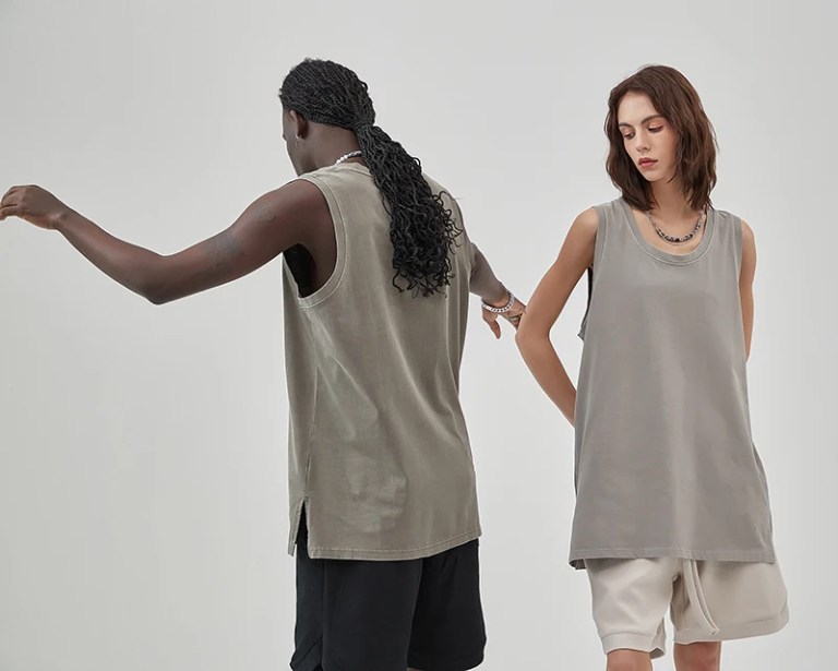 Men's Retro Washed Summer Sleeveless Oversize Tank