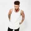 summer men's tank top curved hem vest singlet Summer Men's Tank Top Curved Hem Vest Singlet