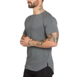 men's muscle long t shirt Men's Muscle long T Shirt 3