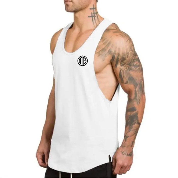 Fitness Men gym Tank Top Singlet 2