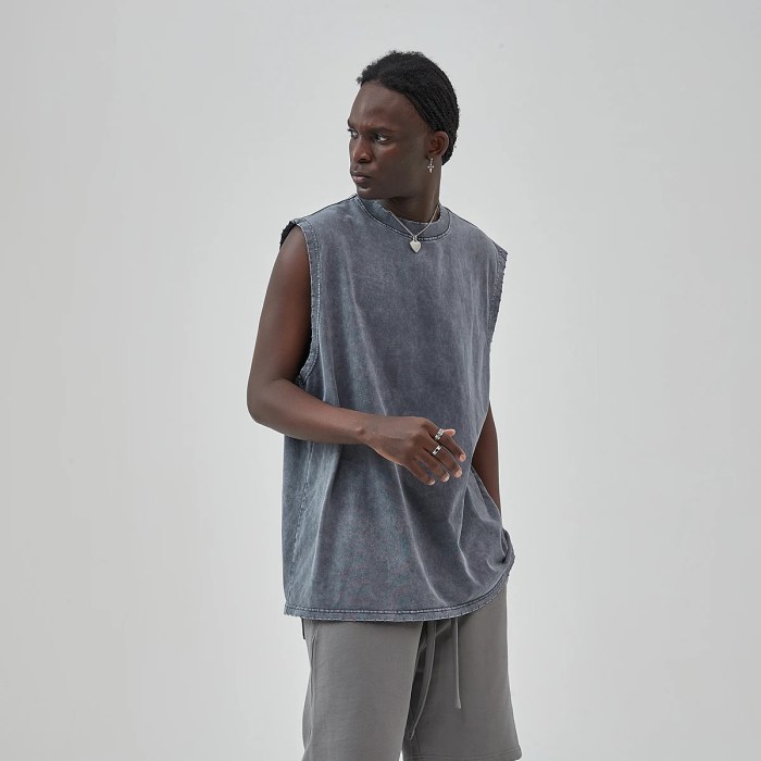 Vintage Faded Unisex Men's Summer Tank T Shirt