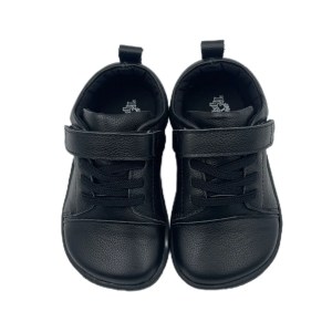 Tipsietoes Genuine Leather Wide Toe Barefoot Shoe for Girls and Boys Kids 1