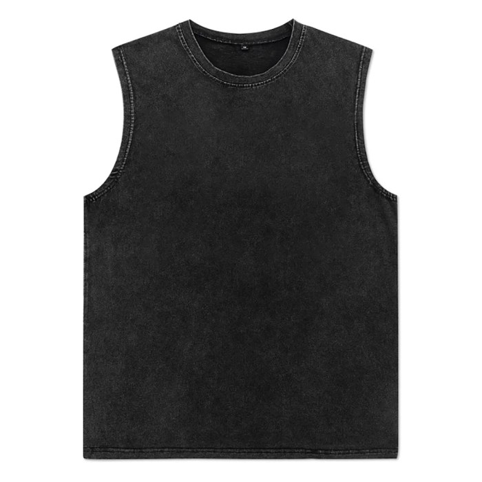 100% cotton vintage men's oversize black vest t shirts 100% Cotton Vintage Men's Oversize Black Vest T Shirts