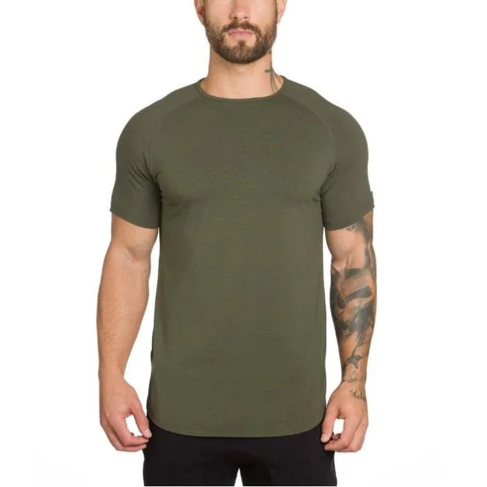 Men's Muscle long T Shirt 5