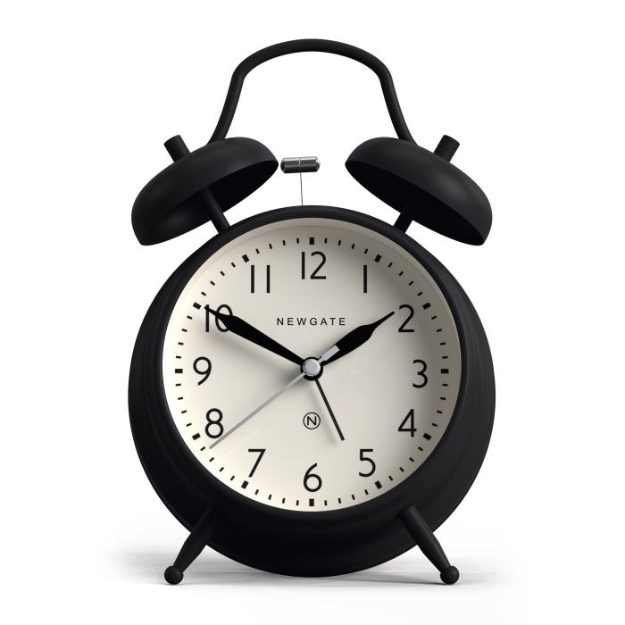 Newgate New Covent Garden Alarm Clock Matte Black