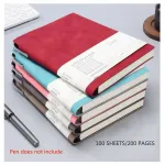 a5 200 pages fashion glued pu leather cover journal travel notebook travellers diary