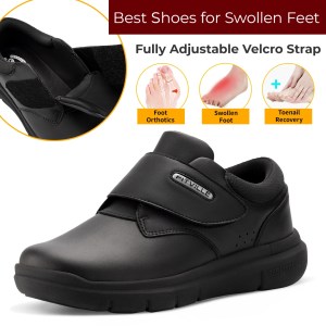 fitville extra wide men's walking shoes – adjustable & comfortable FitVille Extra Wide Men's Walking Shoes – Adjustable & Comfortable 3