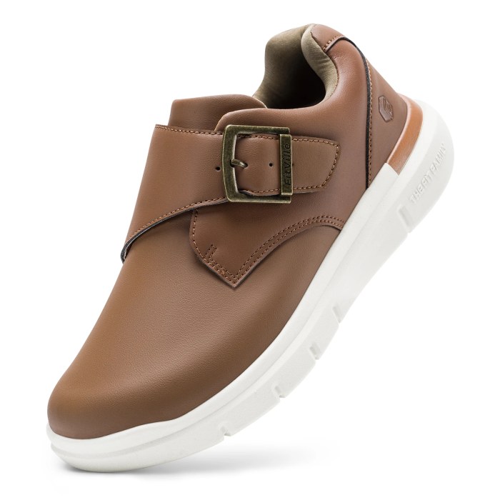 FitVille Extra Wide Men's Walking Shoes – Adjustable & Comfortable