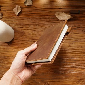 100% genuine leather notebook cover a5/a6 retro cowhide journal & sketchbook 100% Genuine Leather Notebook Cover - A5/A6 Retro Cowhide Journal & Sketchbook 1