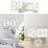 3D LED Digital Alarm Clock - Time, Date, & Temperature Display 3
