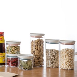 wbbooming sealed ring bottles transparent kitchen storage box for freshness WBBOOMING Sealed Ring Bottles - Transparent Kitchen Storage Box for Freshness 2