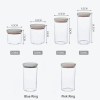 WBBOOMING Sealed Ring Bottles - Transparent Kitchen Storage Box for Freshness 5